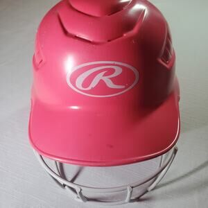 Rawlings Baseball Softball Helment | Pink | Girls | 6 1/2 - 7 1/2